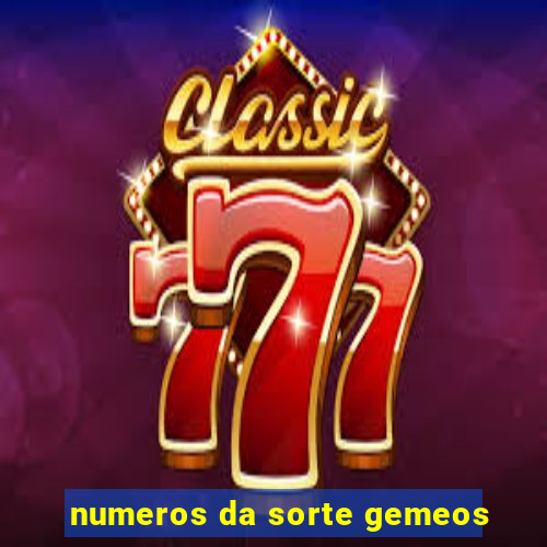 numeros da sorte gemeos